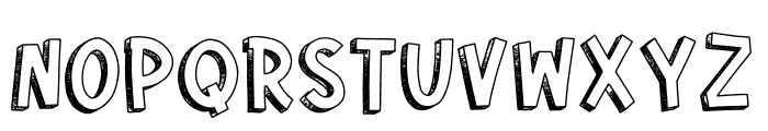 Formelo Sketchy Font UPPERCASE