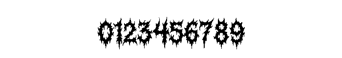 Forsaken Mutation Regular Font OTHER CHARS
