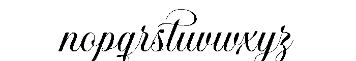 Fortalesia Script PERSONAL USE Regular Font LOWERCASE