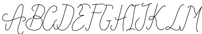 Forthcoming Font UPPERCASE