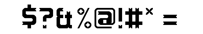 Fortoco Regular Font OTHER CHARS