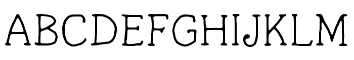 FortuitousMouse Font UPPERCASE