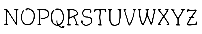 FortuitousMouse Font UPPERCASE