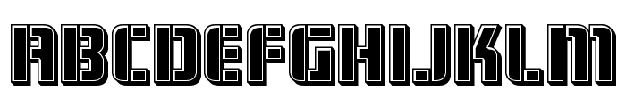 Fortune Soldier Bevel Font LOWERCASE