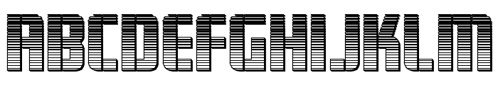 Fortune Soldier Chrome Font UPPERCASE