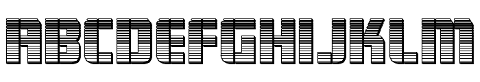 Fortune Soldier Chrome Font LOWERCASE