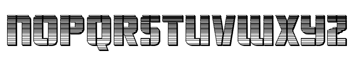 Fortune Soldier Chrome Font LOWERCASE