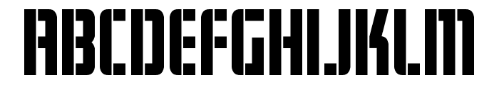 Fortune Soldier Condensed Font UPPERCASE