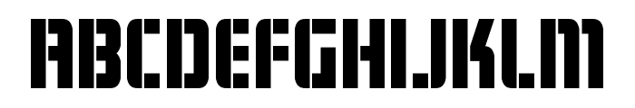 Fortune Soldier Condensed Font LOWERCASE