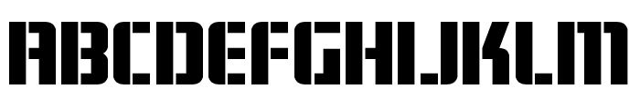 Fortune Soldier Expanded Font UPPERCASE