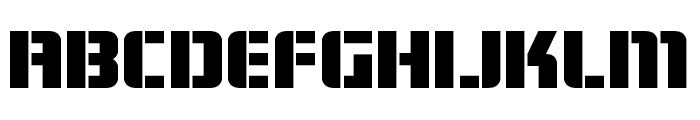 Fortune Soldier Expanded Font LOWERCASE