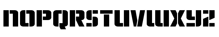 Fortune Soldier Expanded Font LOWERCASE