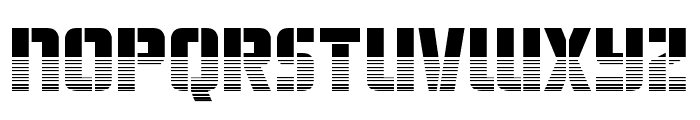 Fortune Soldier Halftone Font LOWERCASE