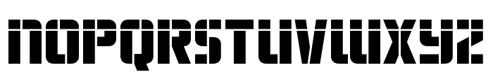 Fortune Soldier Laser Font LOWERCASE