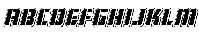 Fortune Soldier Punch Italic Font LOWERCASE