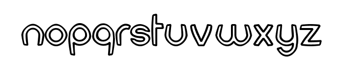 FortuneCity Comic Outline Font LOWERCASE