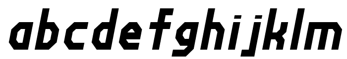 Fortzilla Italic Font LOWERCASE