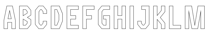 Fortzilla Light Font UPPERCASE