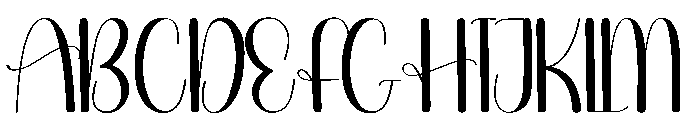 Forward Font UPPERCASE