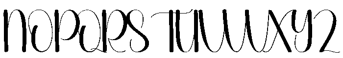Forward Font UPPERCASE