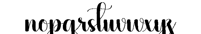 Forward Font LOWERCASE