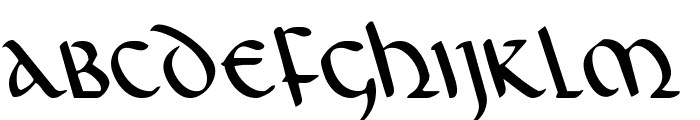 Foucault Leftalic Font LOWERCASE