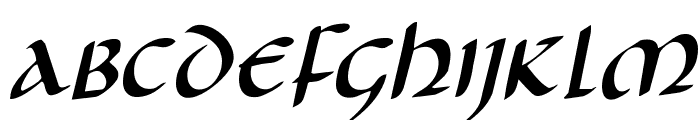 Foucault Rotalic Font LOWERCASE