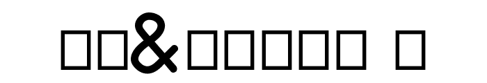 FoundationTitlesHand-SemiBold Font OTHER CHARS