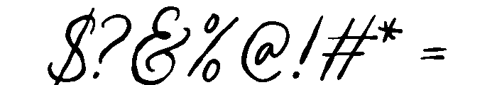 FountainPersona1Demo Font OTHER CHARS