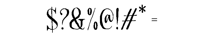 FountainPersona3Demo Font OTHER CHARS