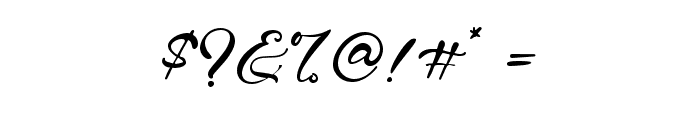 Four Signature Font OTHER CHARS