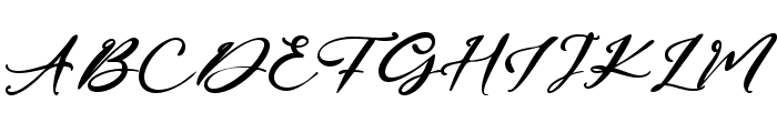 Four Signature Font UPPERCASE