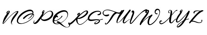 Four Signature Font UPPERCASE