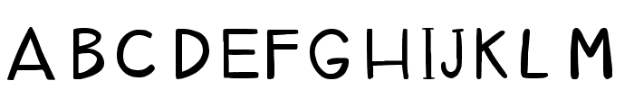 Fourth Grader Font Font UPPERCASE