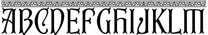 Fourth Reign PERSONAL USE ONLY Border Font UPPERCASE