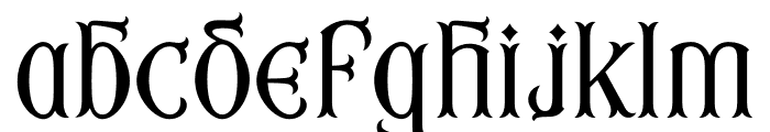 Fourth Reign PERSONAL USE ONLY Regular Font LOWERCASE