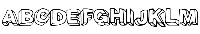 FourthDimension Font UPPERCASE