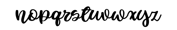 Fowler Font LOWERCASE