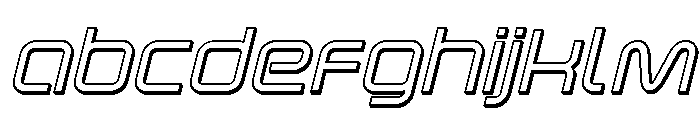 Fox on the Go 3D Italic FONT