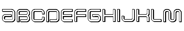 Fox on the Go 3D Font UPPERCASE