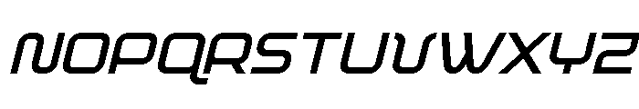 Fox on the Go Bold Italic Font UPPERCASE