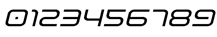 Fox on the Go Expanded Italic Font OTHER CHARS