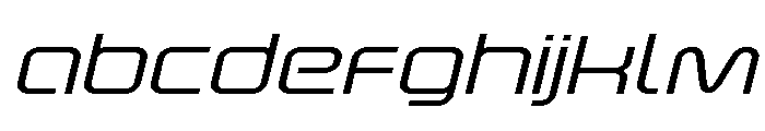 Fox on the Go Expanded Italic FONT