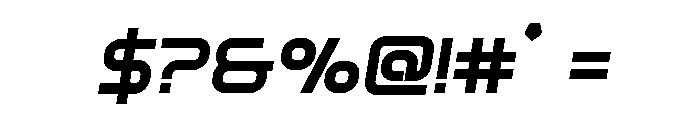 Fox on the Go Extra-Bold SemIt Font OTHER CHARS
