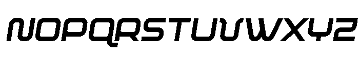 Fox on the Go Extra-Bold SemIt Font UPPERCASE