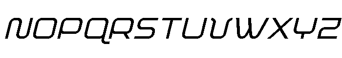 Fox on the Go Italic Font UPPERCASE