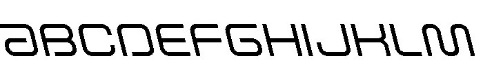 Fox on the Go Leftalic Font UPPERCASE