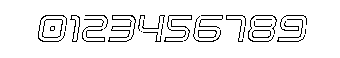 Fox on the Go Outline SemiItal Font OTHER CHARS