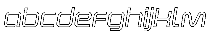 Fox on the Go Outline SemiItal FONT