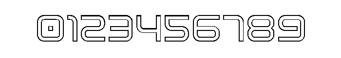 Fox on the Go Outline Font OTHER CHARS